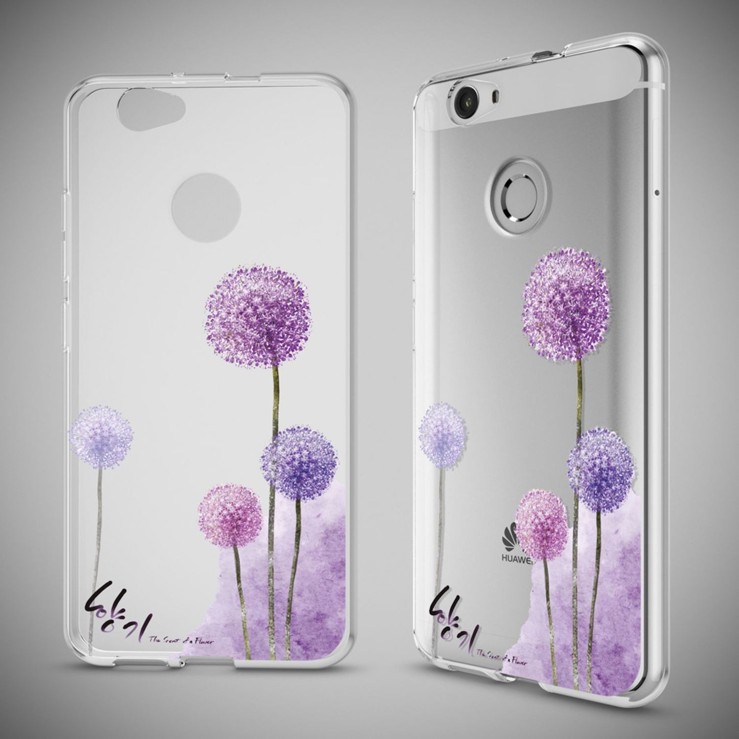 NALIA Huawei Nova Hülle Silikon Motiv Case Transparent Hochwertig - Dünn 0,6 Mm Schutz