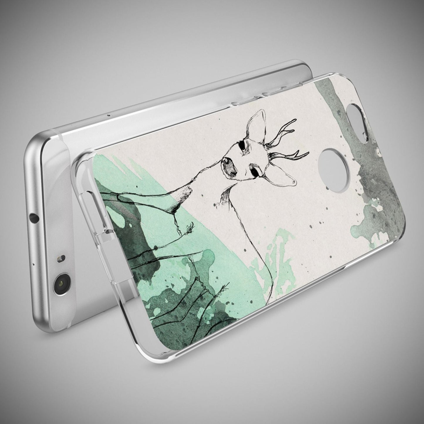 NALIA Huawei Nova Hülle Silikon Motiv Case Transparent Hochwertig - Dünn 0,6 Mm Schutz