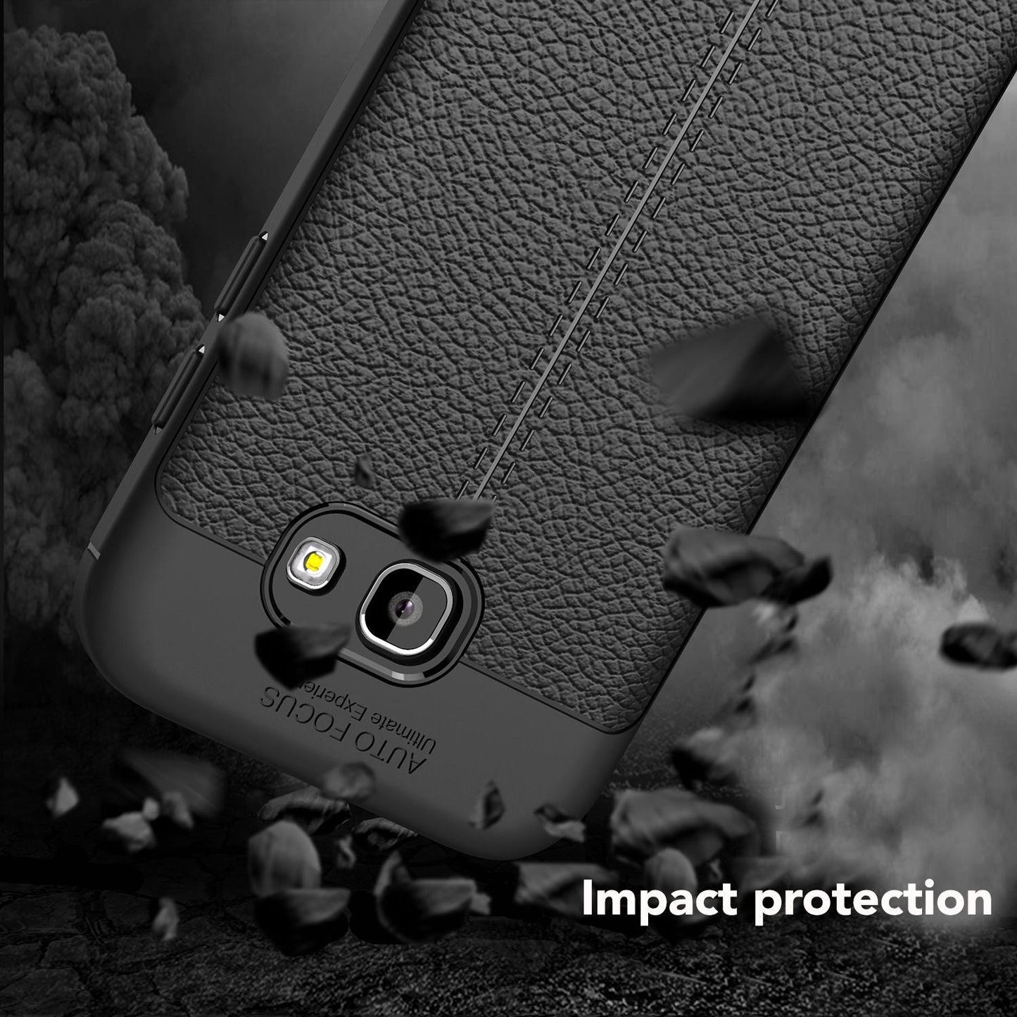Samsung Galaxy A5 2017 Leder Look Handy Hülle von NALIA Silikon Case Cover Schutz