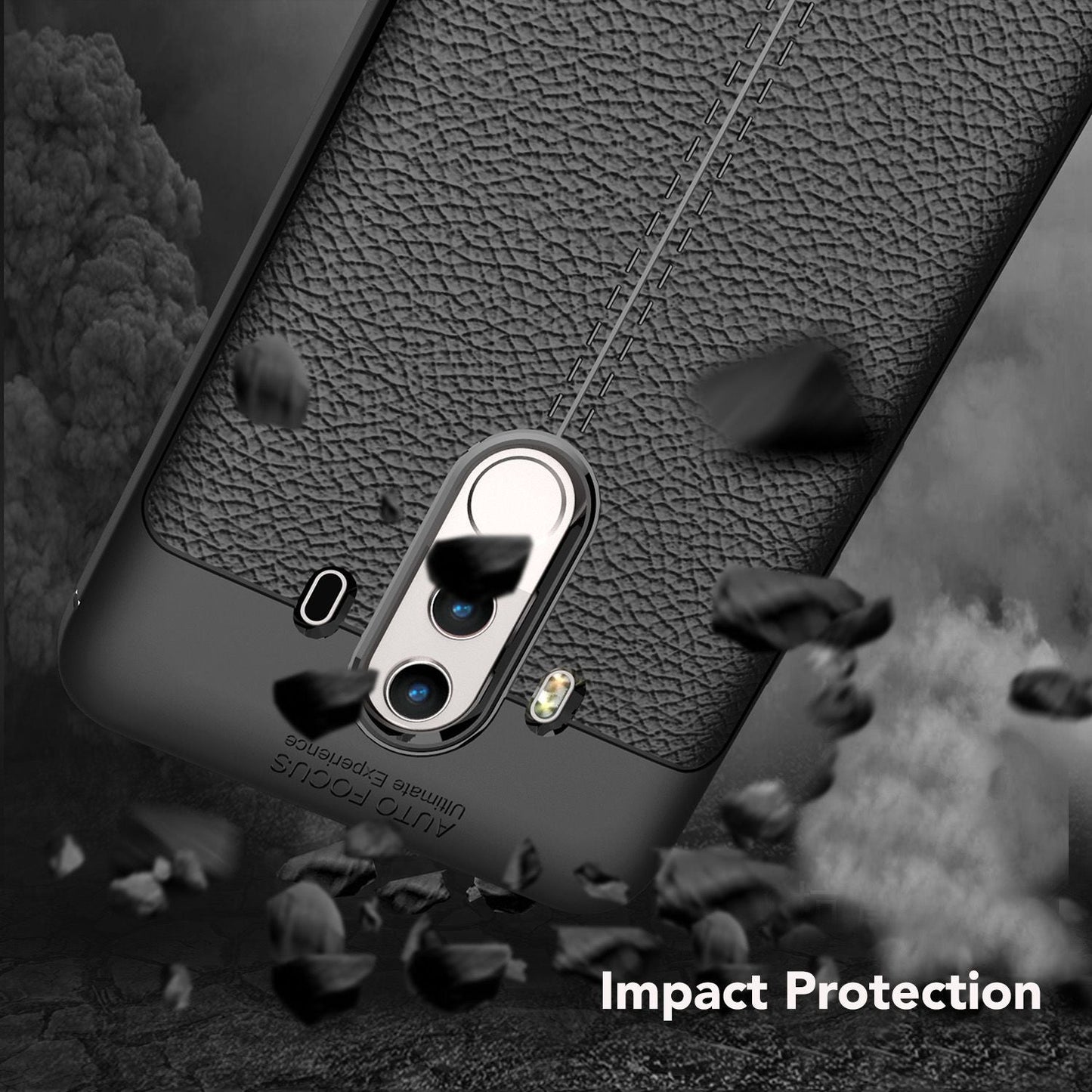 Husă de telefon cu aspect de piele pentru Huawei Mate 10 Pro de la NALIA, husă de protecție din silicon