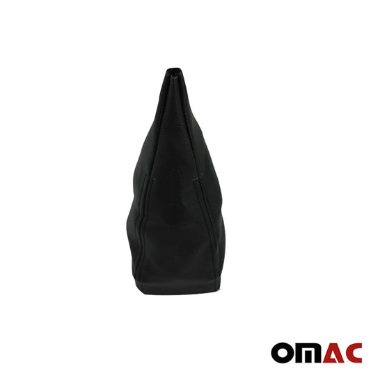 Maneră și manșon frână de mână pentru Mercedes W203 2000-2007, piele ecologică, negru