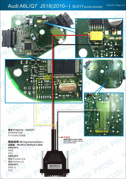 Auto Schlüssel Programmierer 2025 - Xhorse VVDI PROG V5.3.7 für BMW ISN