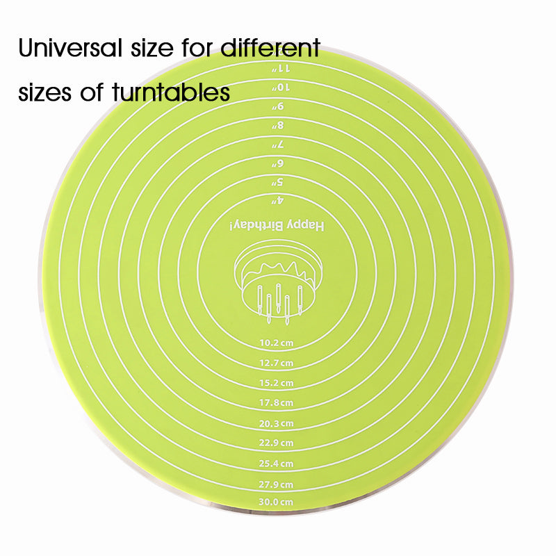 FAIS DU Cake Turntable Pat Silicone Baking Mat For Cake with Size Non-stick High Temperature Resistant Bake Tool Kitchen Gadget