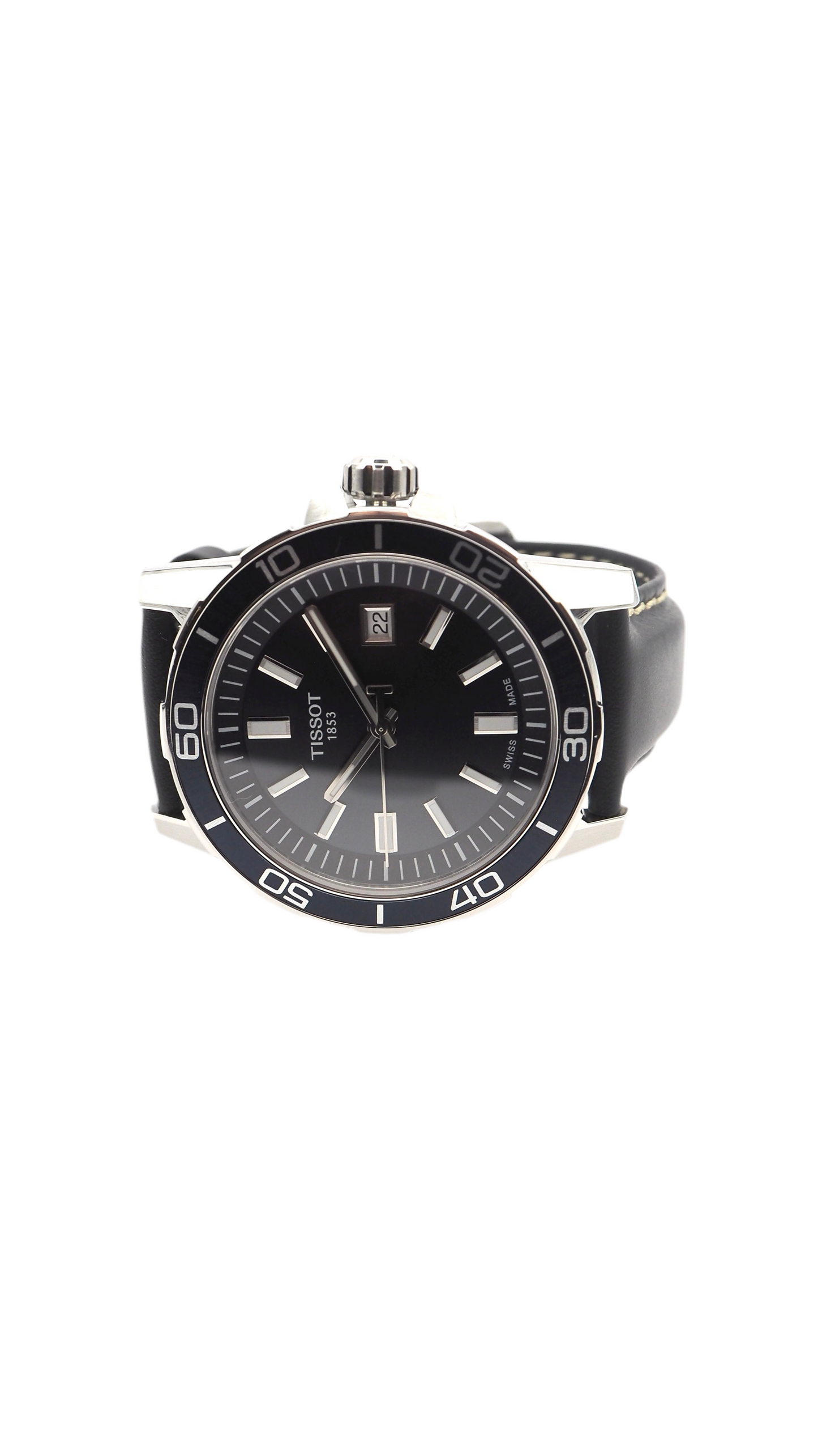 Tissot Supersport Gent T125.610.16.041.00 Herrenuhr 44 mm Edelstahl Neu OVP