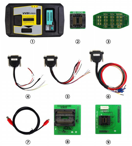 Auto Schlüssel Programmierer 2025 - Xhorse VVDI PROG V5.3.7 für BMW ISN