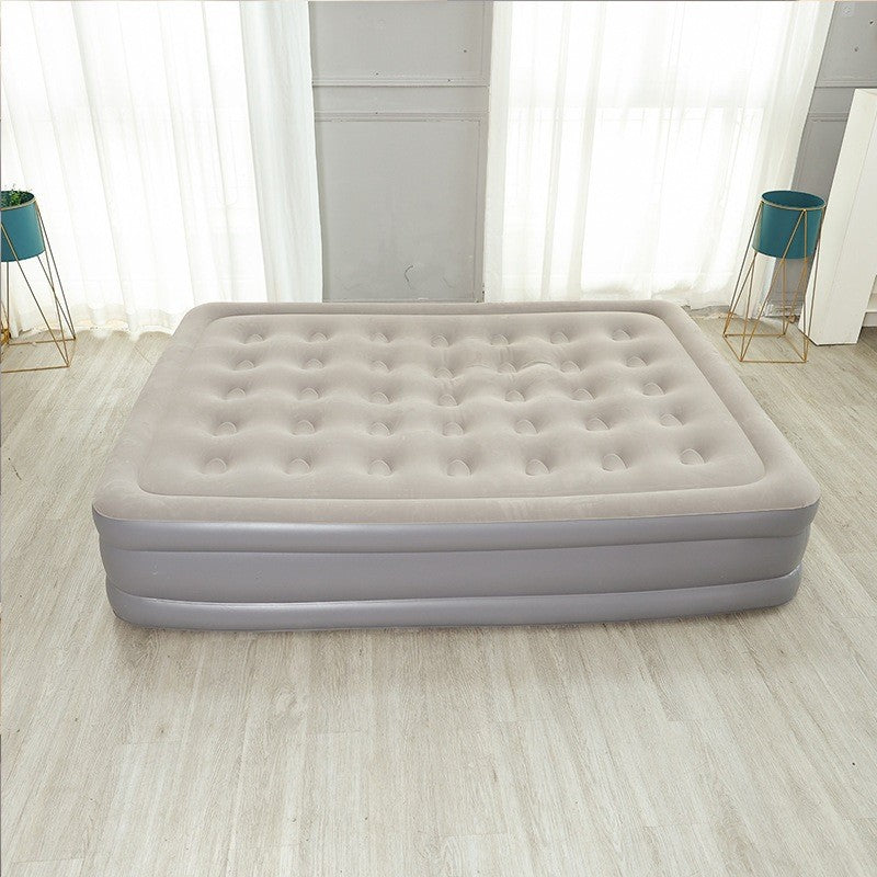 Camping Air bed with Backrest 2 Persons Inflatable Mattress Camping Folding Home Indoor Outdoor Air Cushion 48cm High Bed