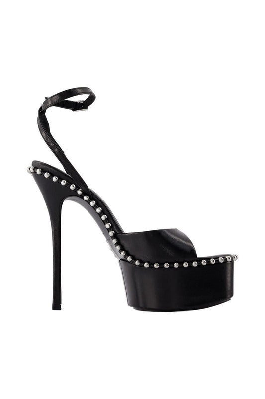 Sandalen Nova 145 - Alexander Wang - Leder - Schwarz