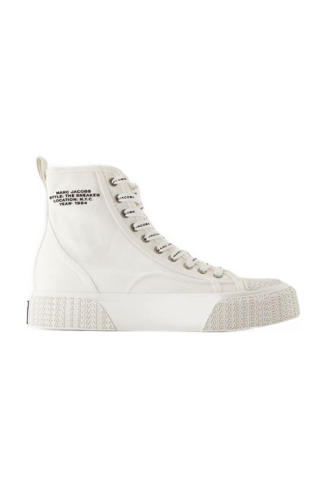 Sneakers The High Top - Marc Jacobs - Baumwolle - Weiß