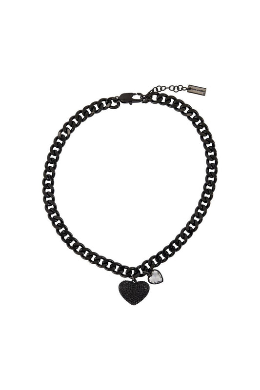 Heart Balloon Pave Halskette - Marc Jacobs - Metall - Schwarz