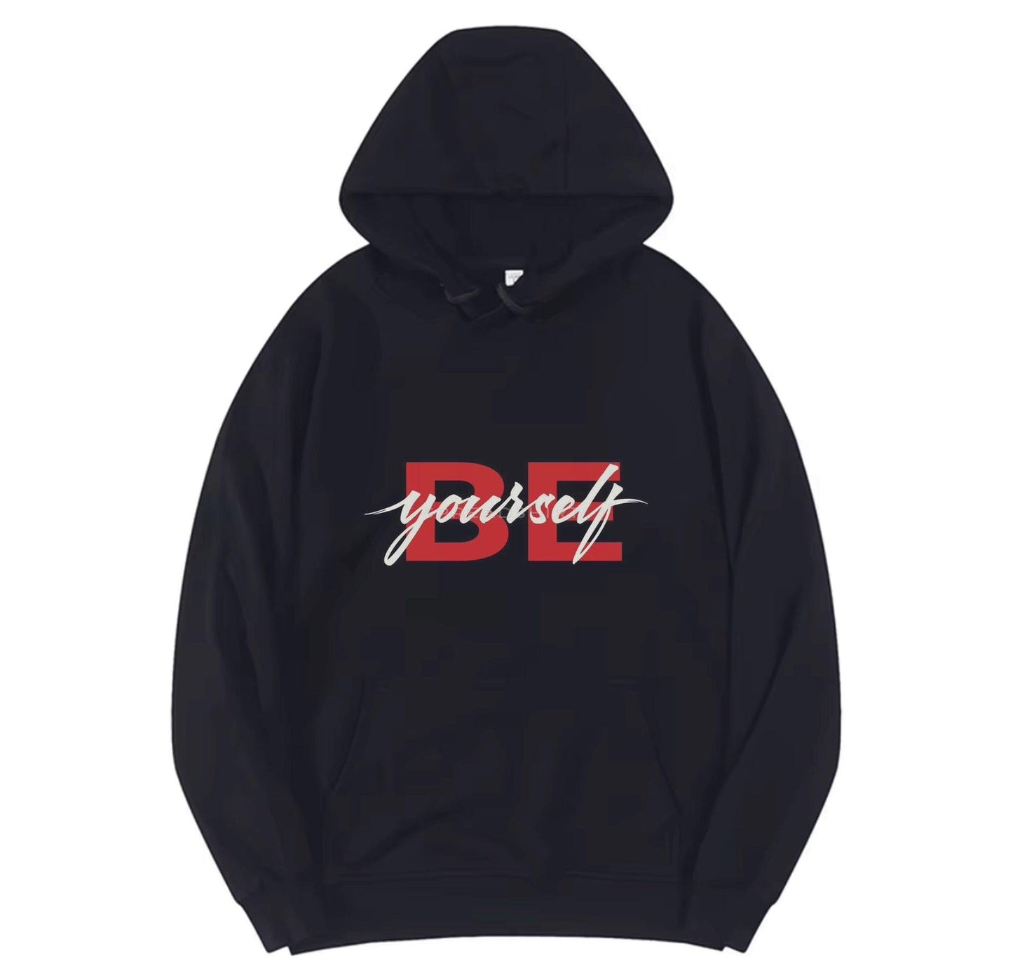 BE YOURSELF,New fashionable round neck hoodie