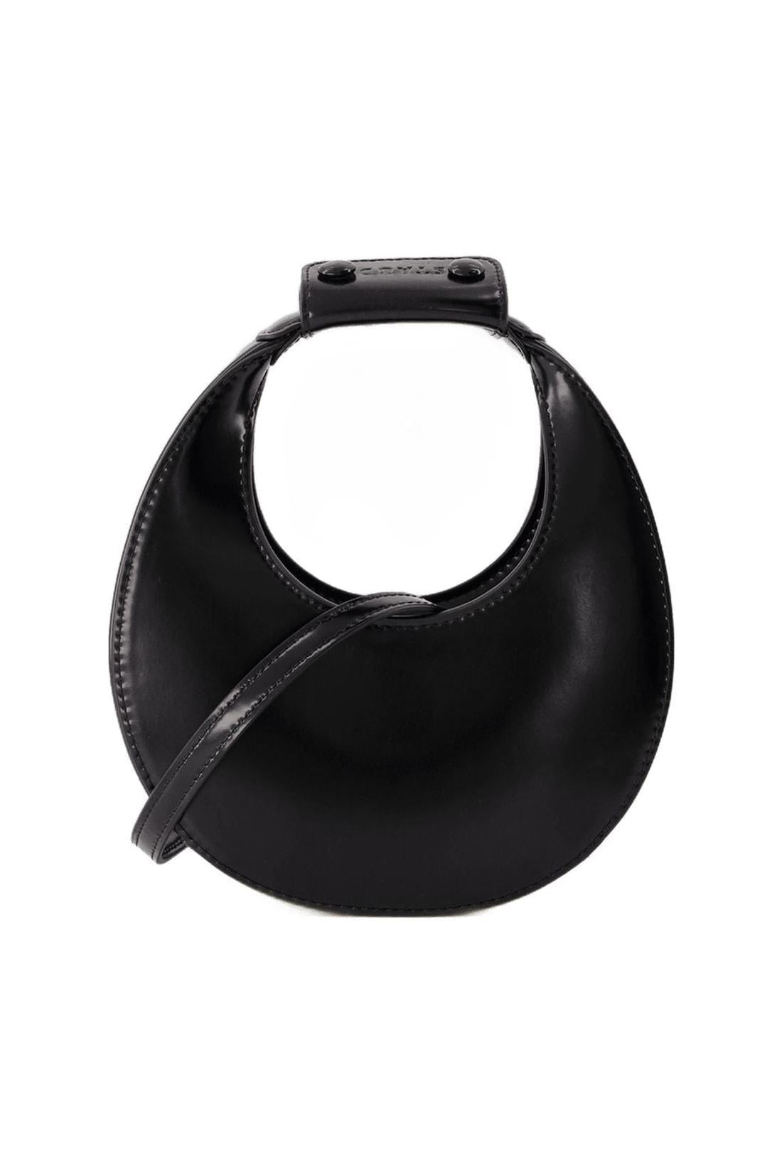Good Night Moon Handtasche - Staud - Leder - Schwarz