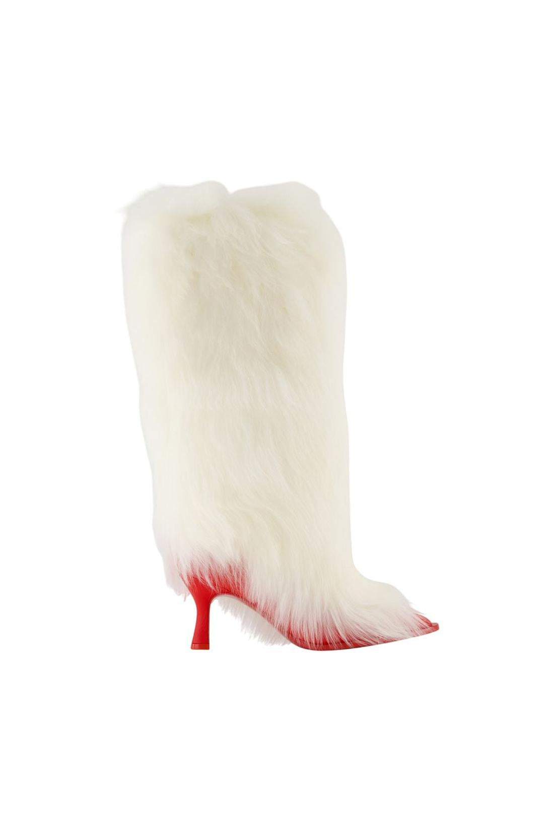 Stiefel Ambush Fur Heel - UGG - Pelz - Weiß/Rot