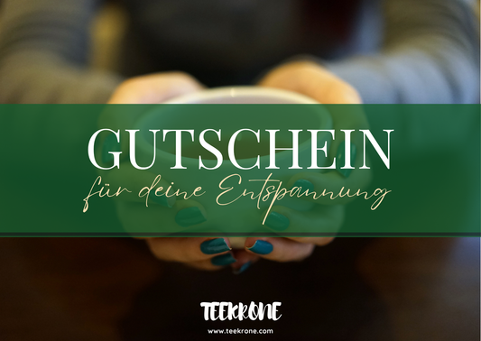 Voucher cadou Teekrone - Cod cadou instant, valoare 25 €, format card de credit, valabil 12 luni