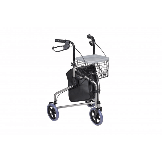 Rollator cu trei roți și coș - AT51027