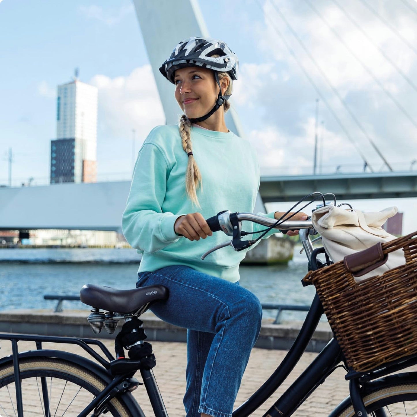 ABUS Stadthelm Aduro 2.0 Fahrradhelm Beleuchtung - 320 g Größe L