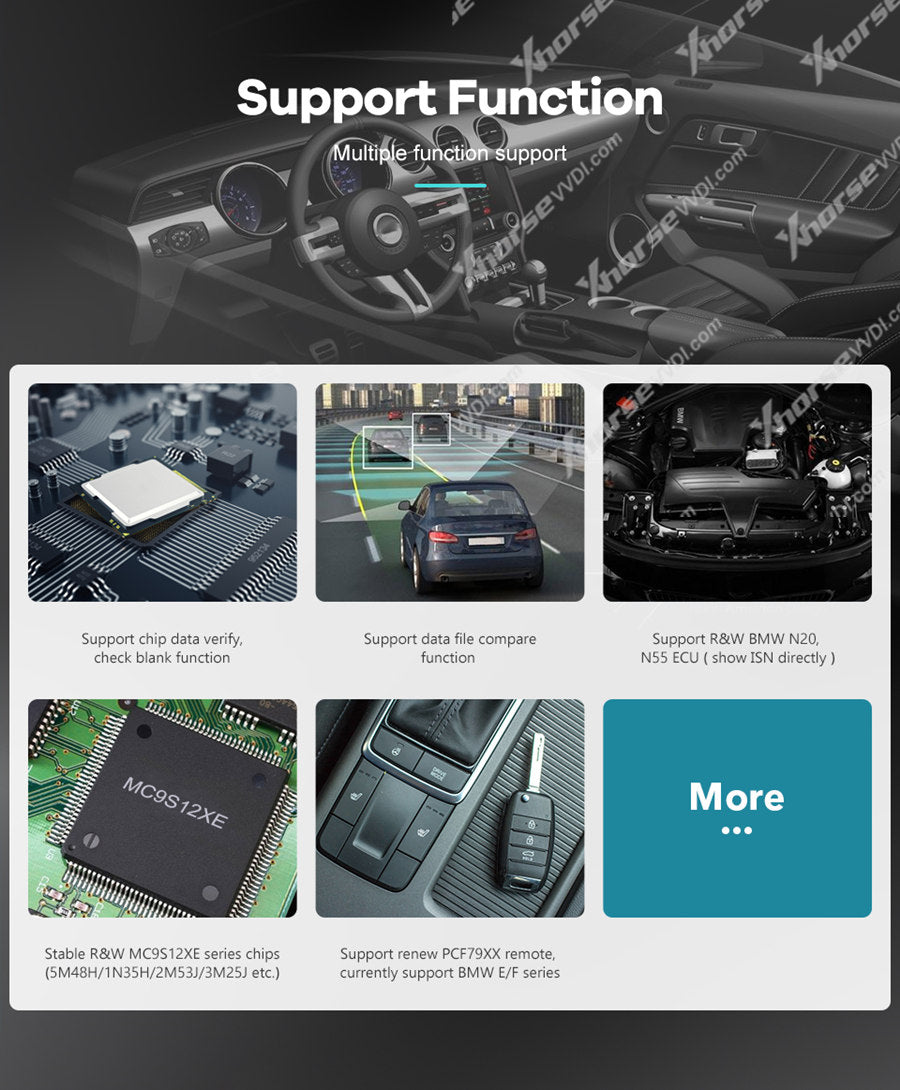 Auto Schlüssel Programmierer 2025 - Xhorse VVDI PROG V5.3.7 für BMW ISN