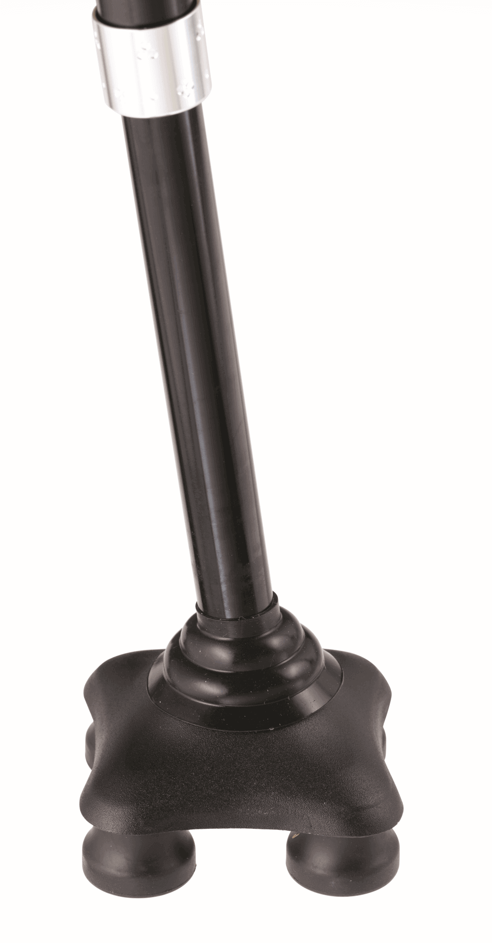 Baston reglabil din aluminiu în formă de T cu lumină LED și suport