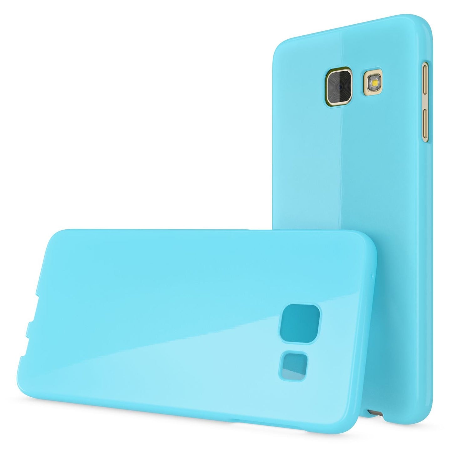 NALIA Galaxy A5 Hülle Ultra Slim Silikon Jelly Case - Größe Türkis