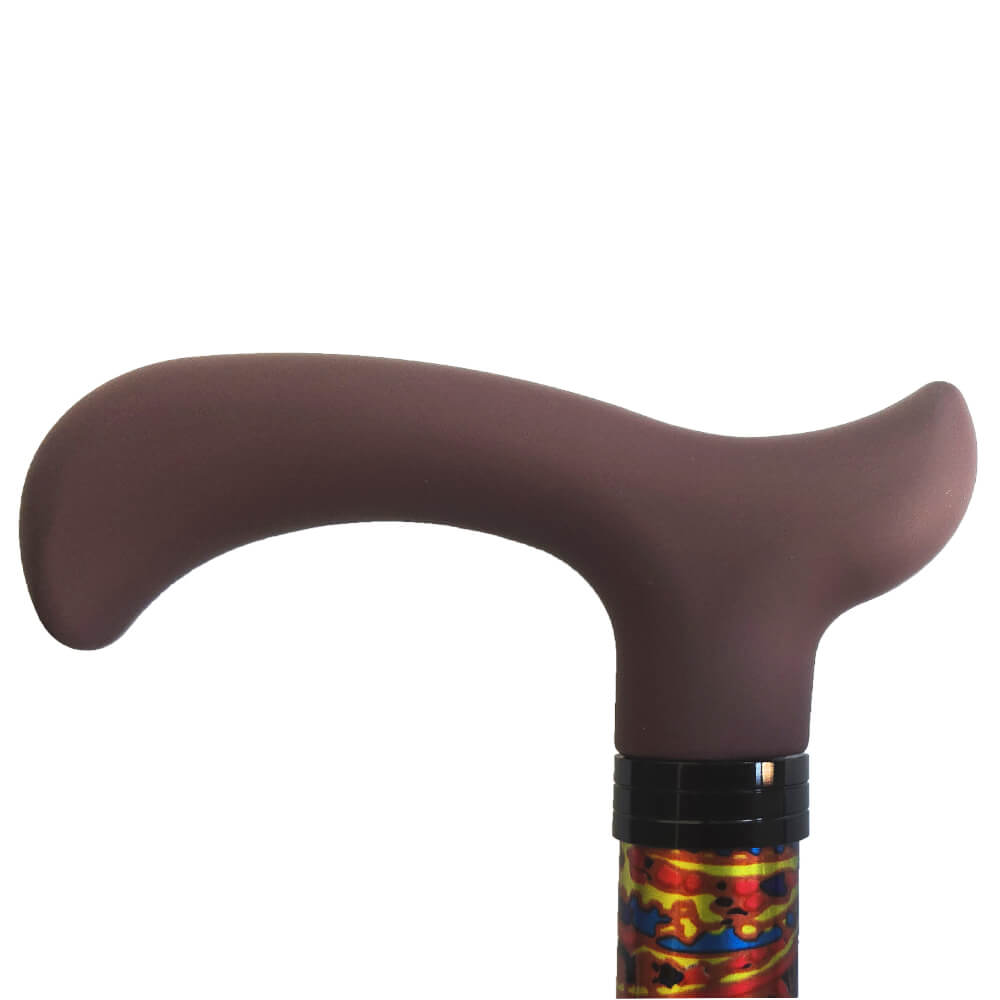 Faltstock Design, faltbar, höhenverstellbar, 110 kg in stilvollen Mustern