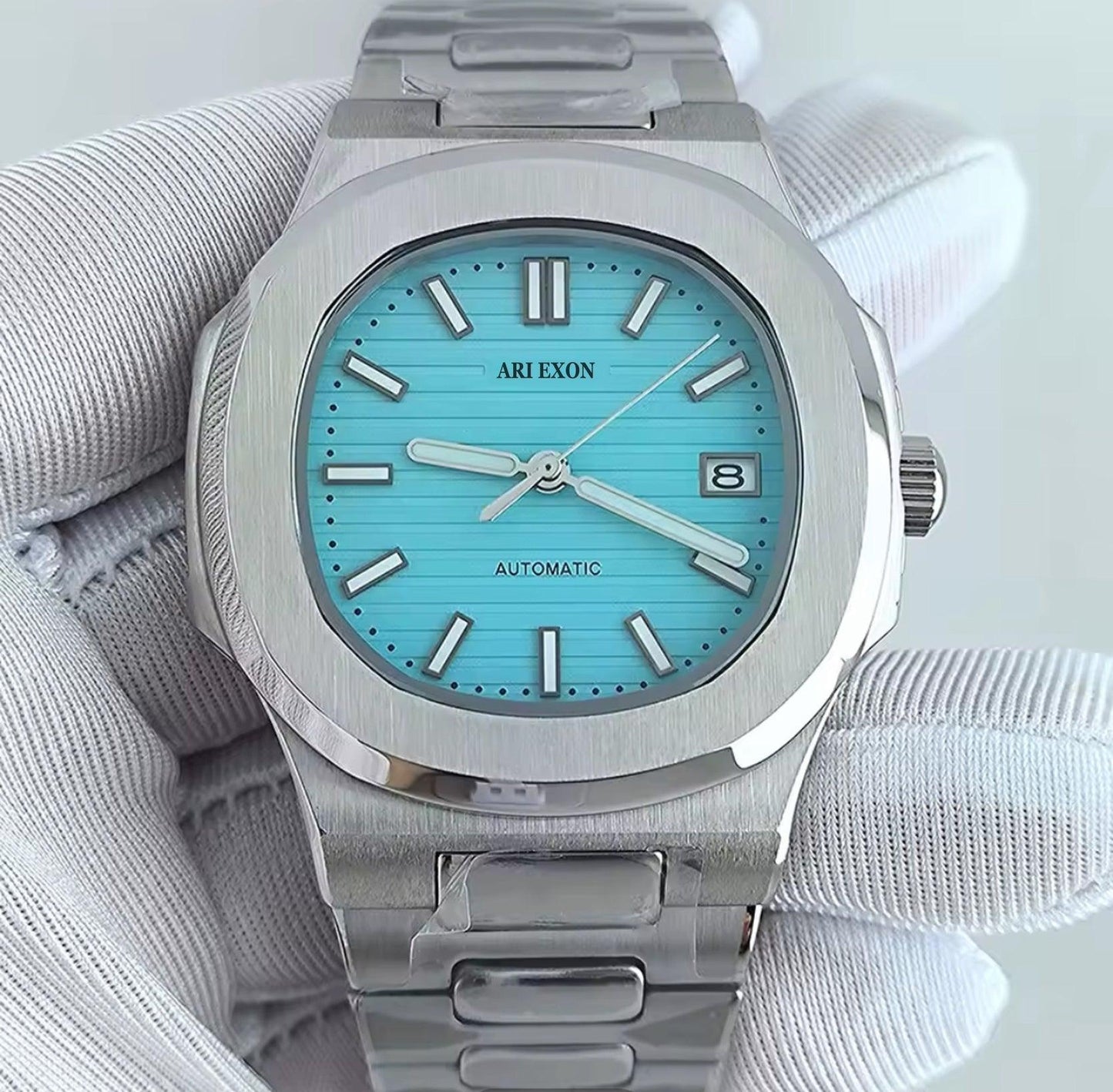 ARI EXON: timeless elegance stainless steel mechanical watch