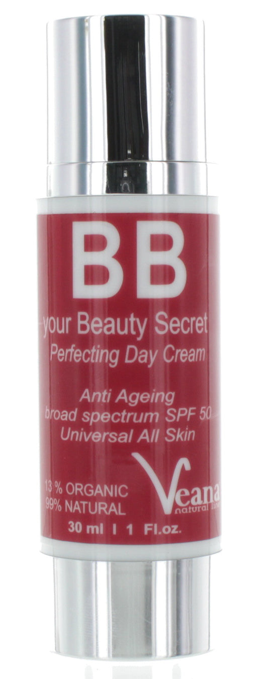 Cremă BB SPF 50, complet naturală (30 ml)