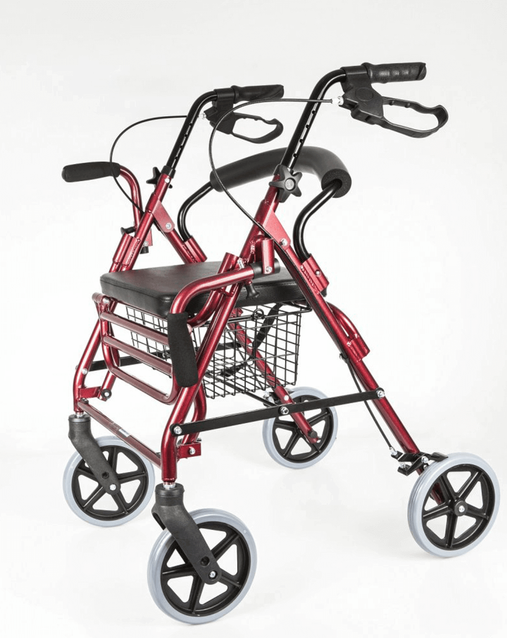 Rollator din aluminiu cu suport pentru picioare - AT51018
