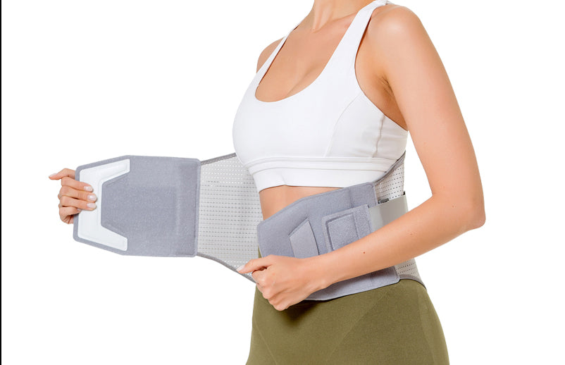 Orteză stabilizatoare cu pernă și elemente de tracțiune