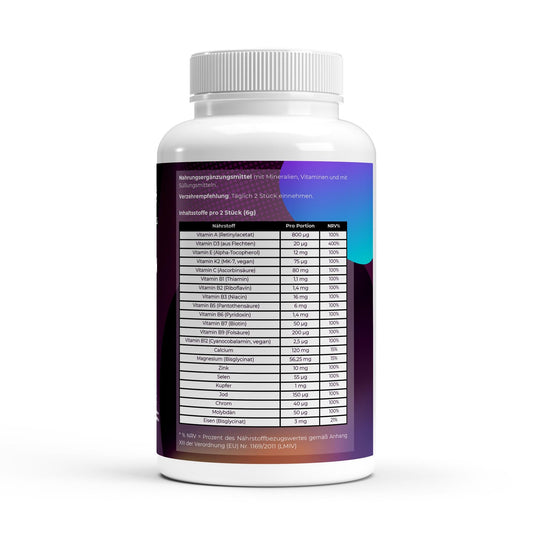 Jeleuri premium cu multivitamine și minerale - 60 buc.