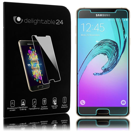 NALIA Schutzglas für Samsung Galaxy A3 2016, 9H Glasfolie Displayschutz LCD Film