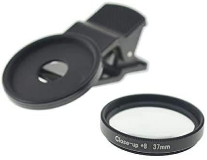 System-S Nahaufnahme Close-Up Linse 8X Vergrößerung 37mm Objektiv für Smartphone Tablet