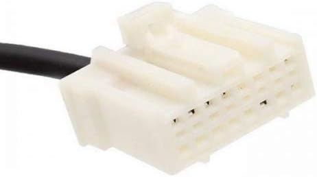 SYSTEM-S Audio Kabel 1,5 m Klinke Buchse zu Mazda Autoradio in Schwarz