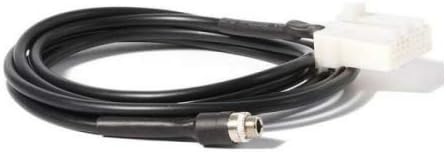 SYSTEM-S Audio Kabel 1,5 m Klinke Buchse zu Mazda Autoradio in Schwarz