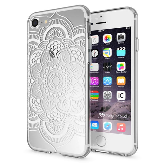 NALIA iPhone 7 Hülle Kristall Transparent - Dünn Silikon Klar