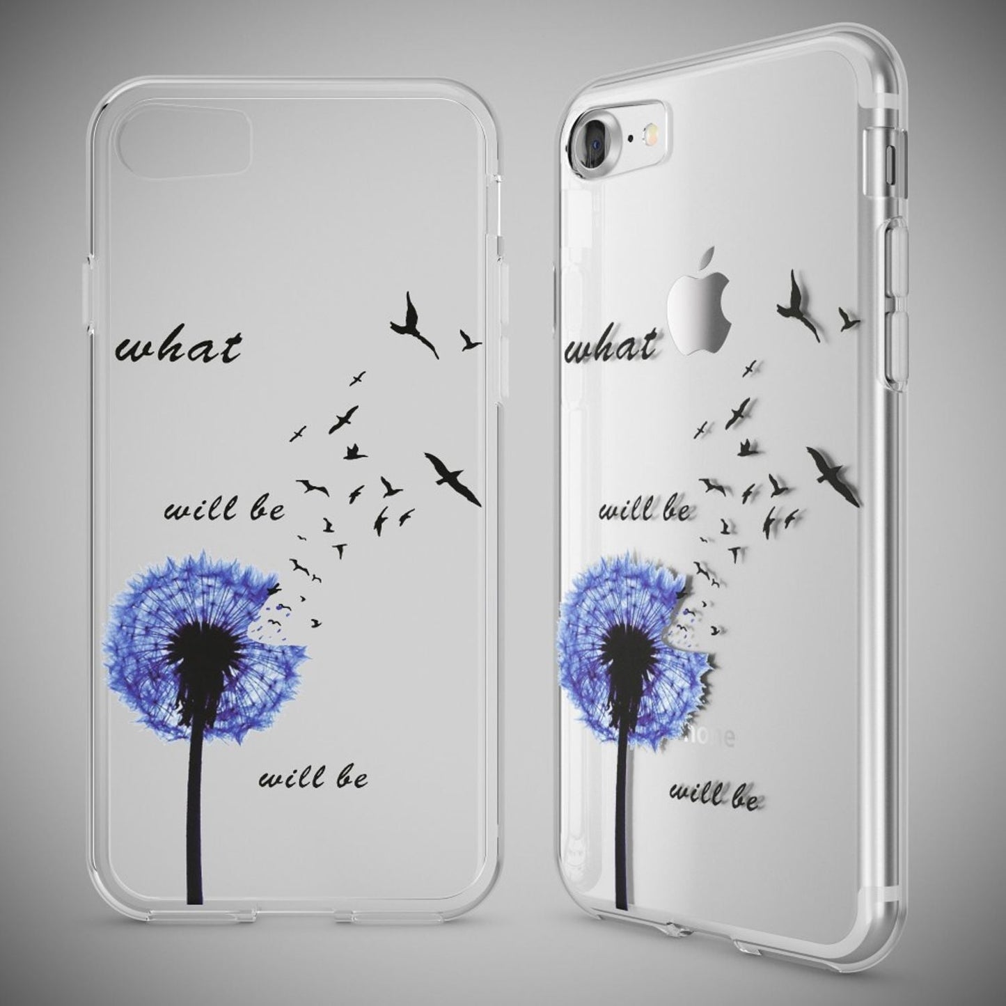 NALIA iPhone 7 Hülle Kristall Transparent - Dünn Silikon Klar