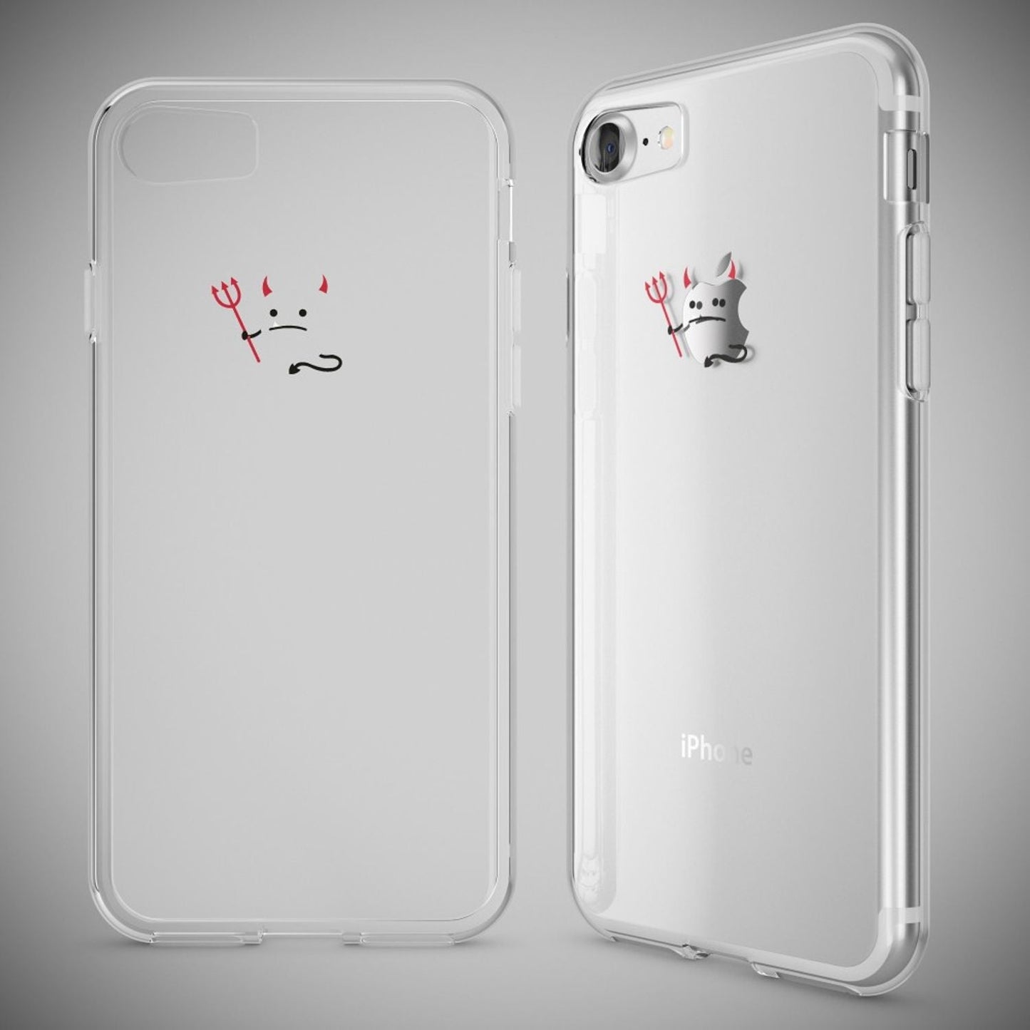 NALIA iPhone 7 Hülle Kristall Transparent - Dünn Silikon Klar