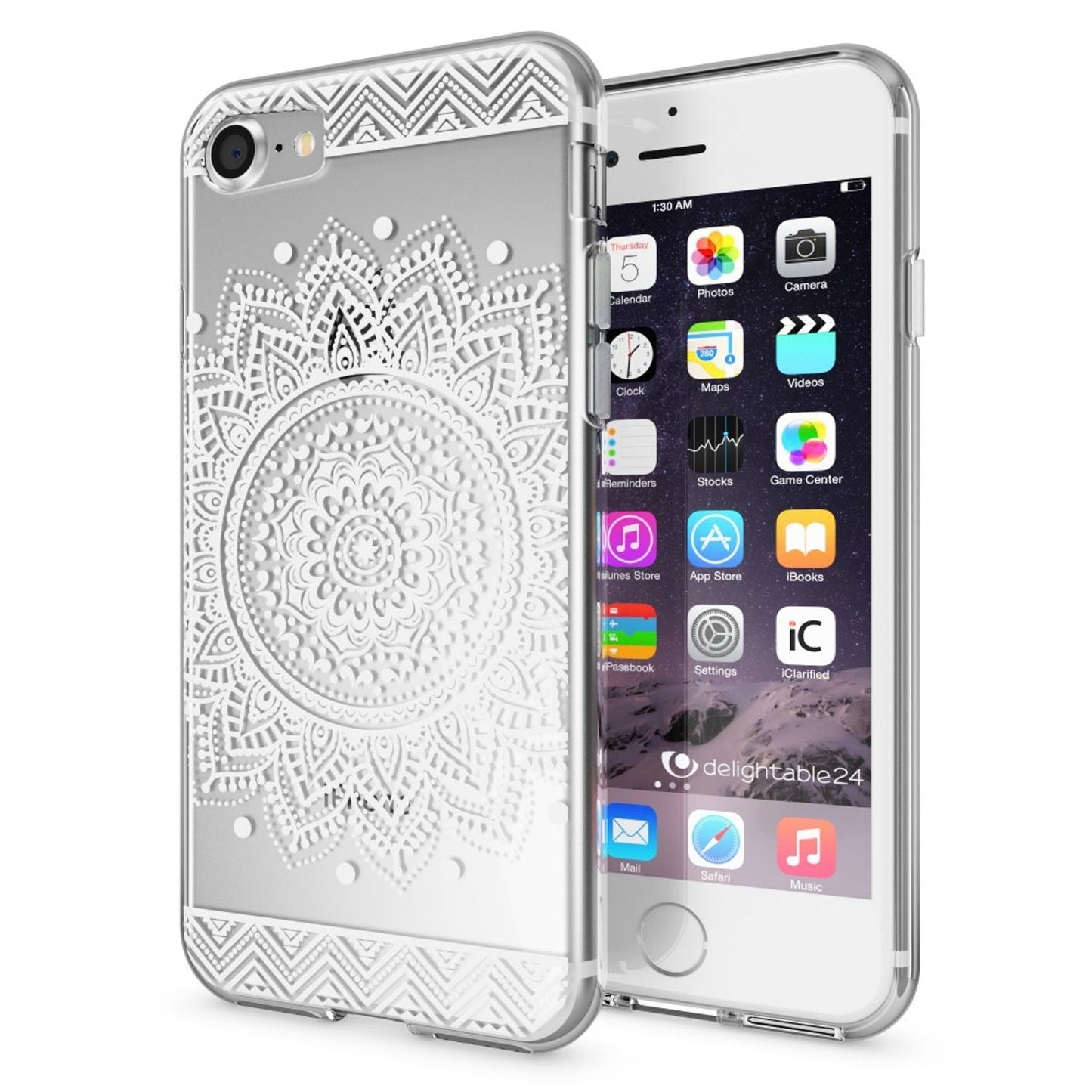 NALIA iPhone 7 Hülle Kristall Transparent - Dünn Silikon Klar