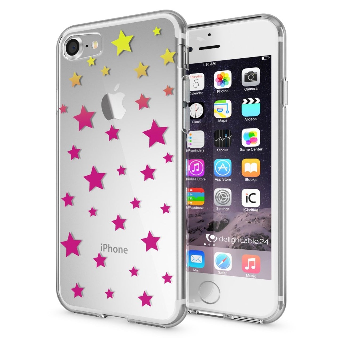 NALIA iPhone 7 Hülle Kristall Transparent - Dünn Silikon Klar