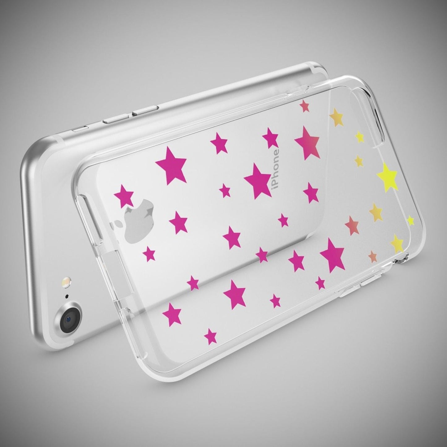 NALIA iPhone 7 Hülle Kristall Transparent - Dünn Silikon Klar