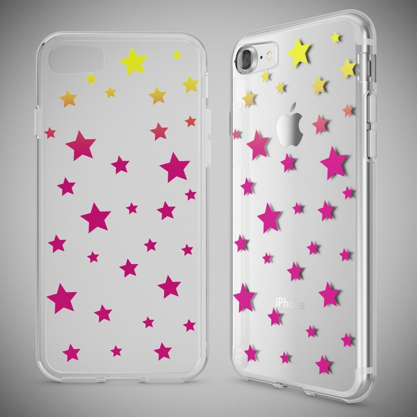 NALIA iPhone 7 Hülle Kristall Transparent - Dünn Silikon Klar