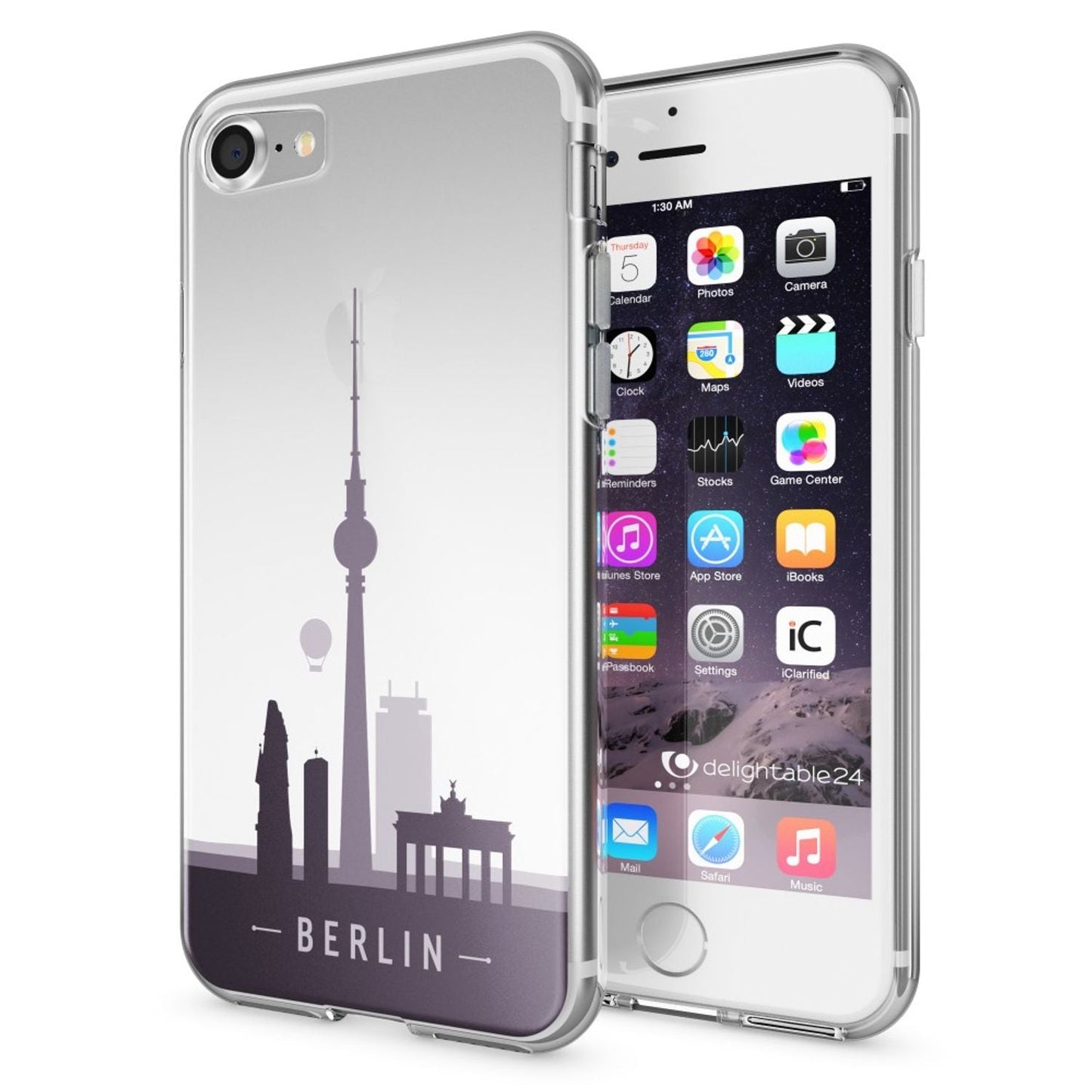 NALIA iPhone 7 Hülle Kristall Transparent - Dünn Silikon Klar