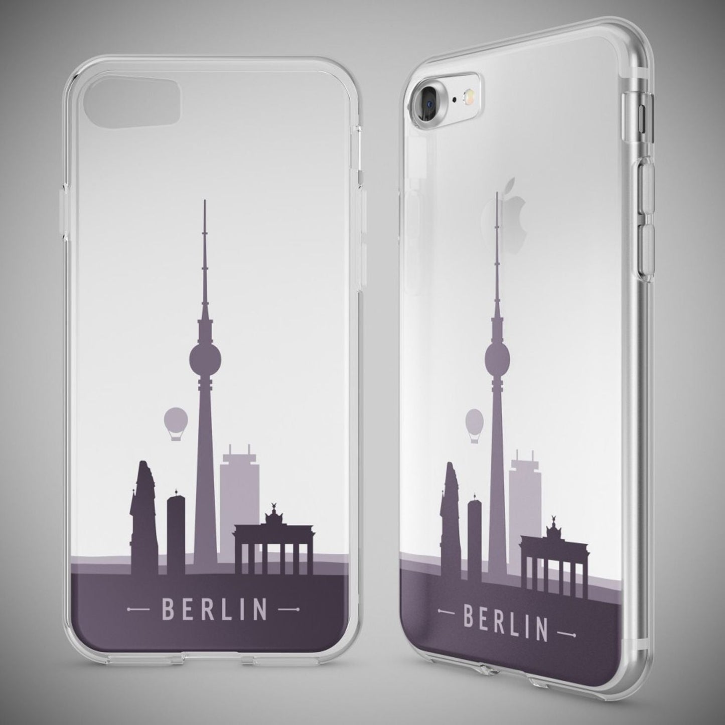 NALIA iPhone 7 Hülle Kristall Transparent - Dünn Silikon Klar