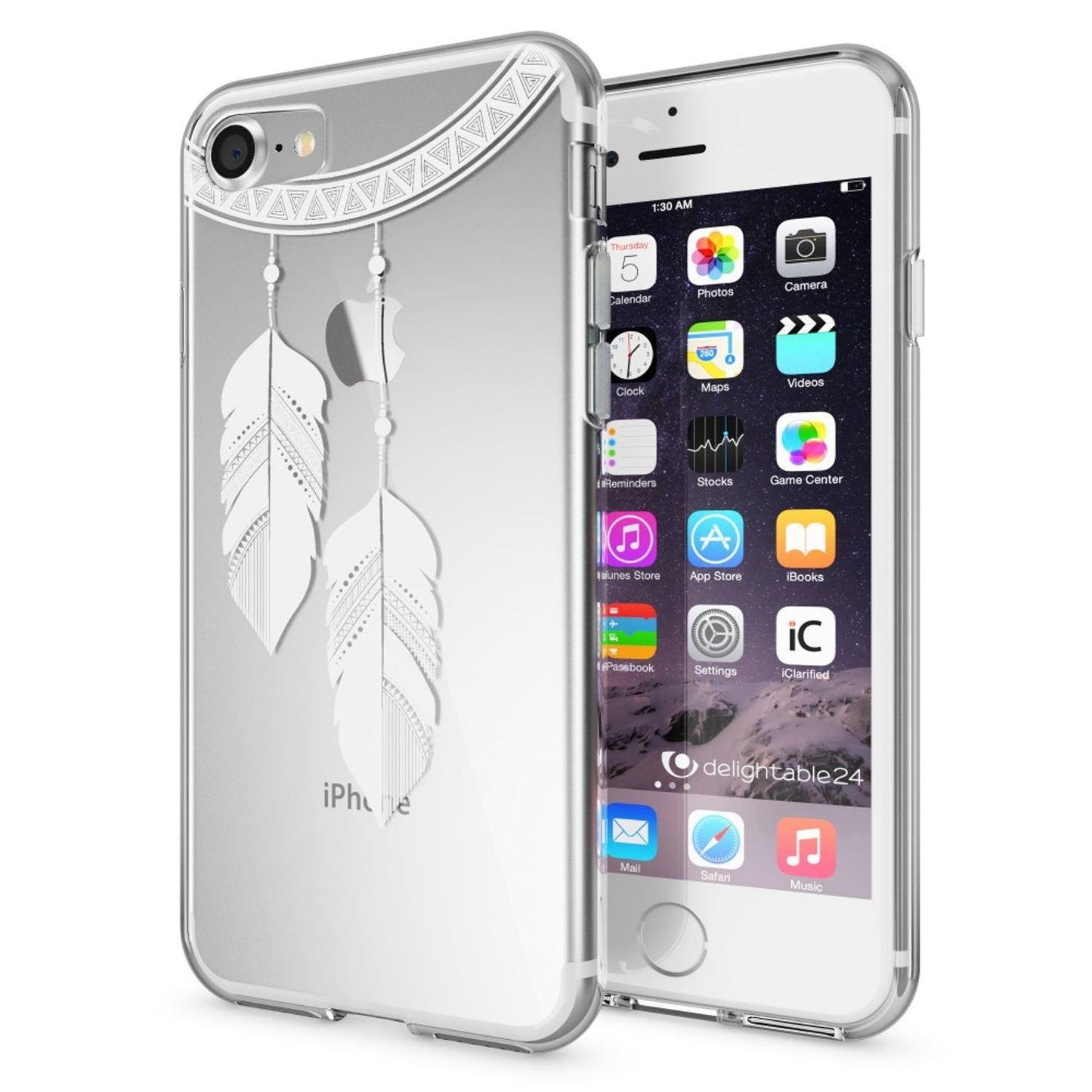 NALIA iPhone 7 Hülle Kristall Transparent - Dünn Silikon Klar