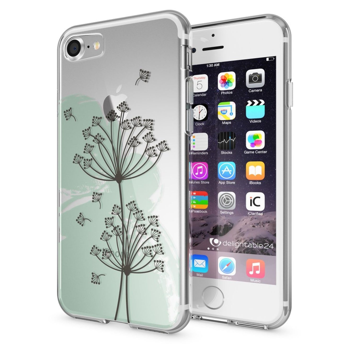 NALIA iPhone 7 Hülle Kristall Transparent - Dünn Silikon Klar