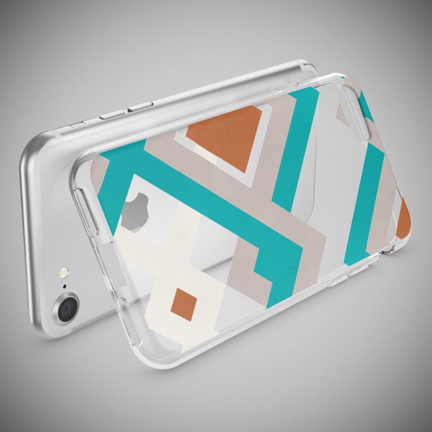 NALIA iPhone 7 Hülle Kristall Transparent - Dünn Silikon Klar