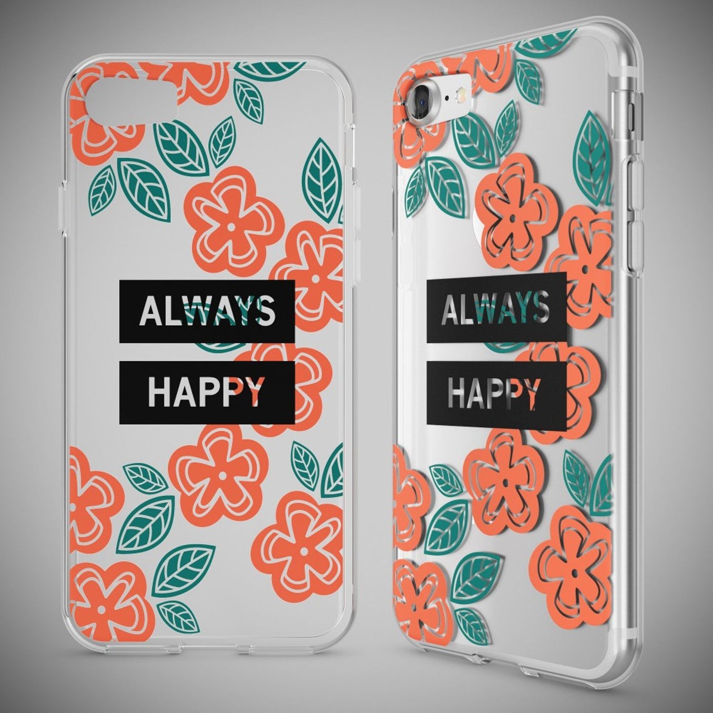 NALIA iPhone 7 Hülle Kristall Transparent - Dünn Silikon Klar