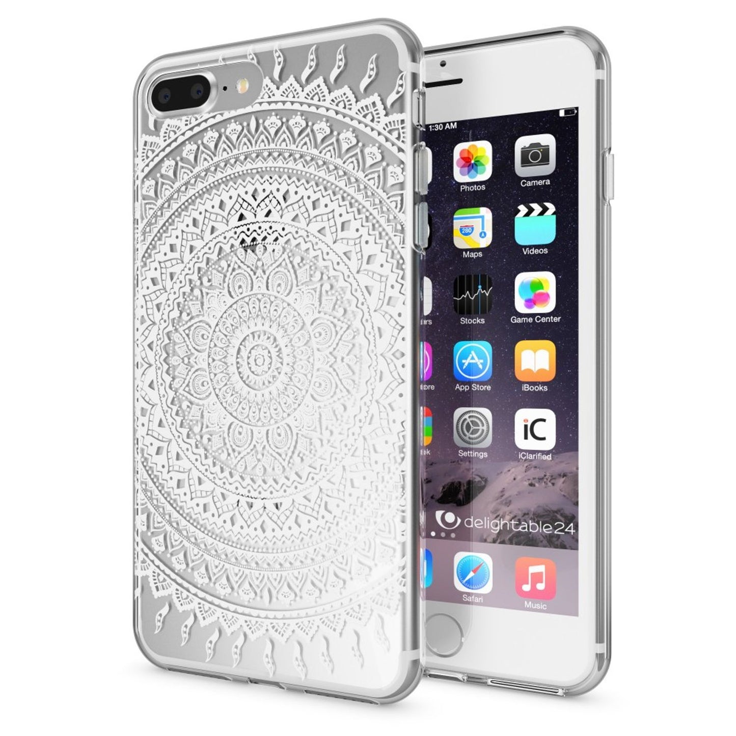 NALIA Silikon Case Crystal Transparent - Kompatibel Mit iPhone 8 Plus Und 7 Plus, Dünn, Leicht