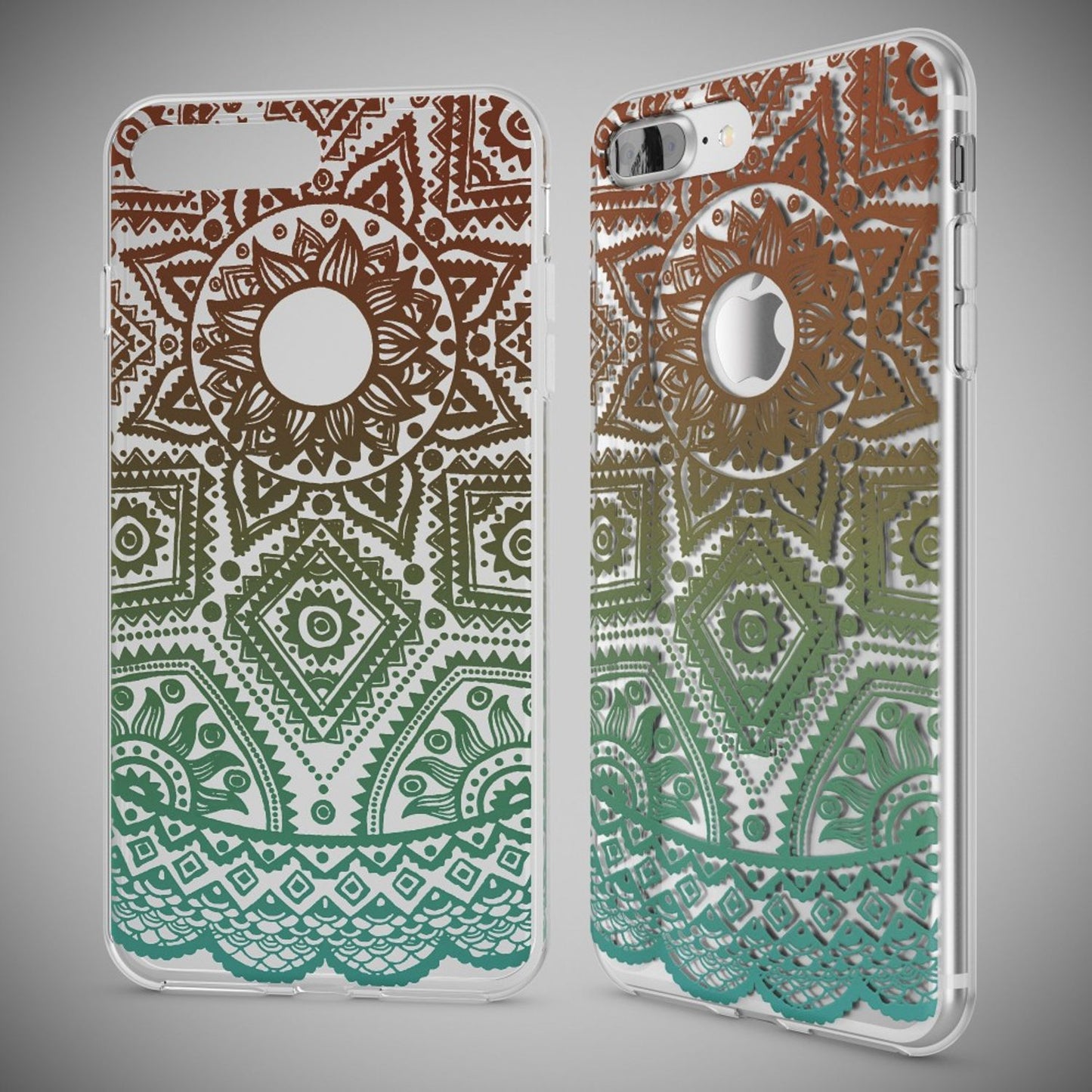 NALIA Silikon Case Crystal Transparent - Kompatibel Mit iPhone 8 Plus Und 7 Plus, Dünn, Leicht