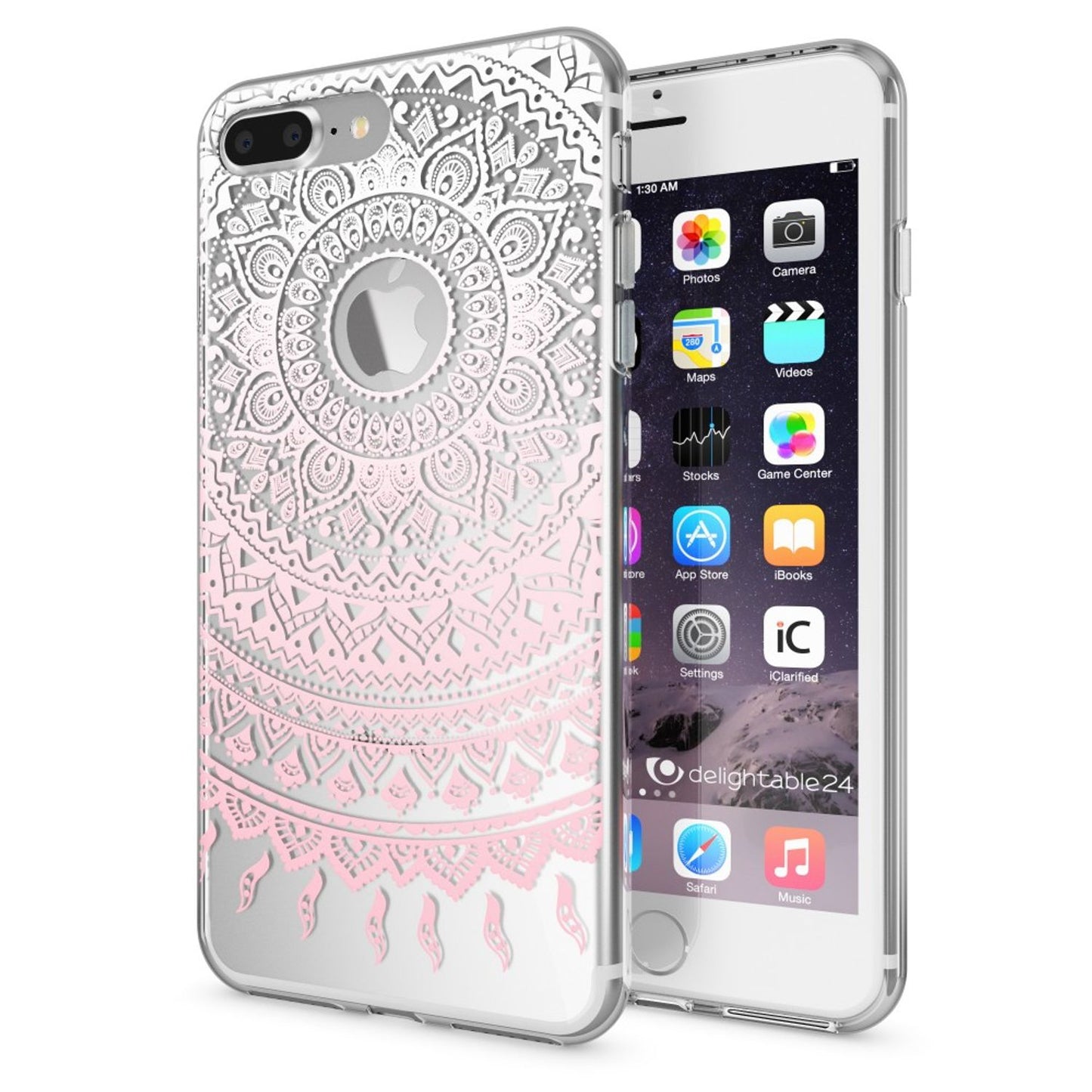 NALIA Silikon Case Crystal Transparent - Kompatibel Mit iPhone 8 Plus Und 7 Plus, Dünn, Leicht