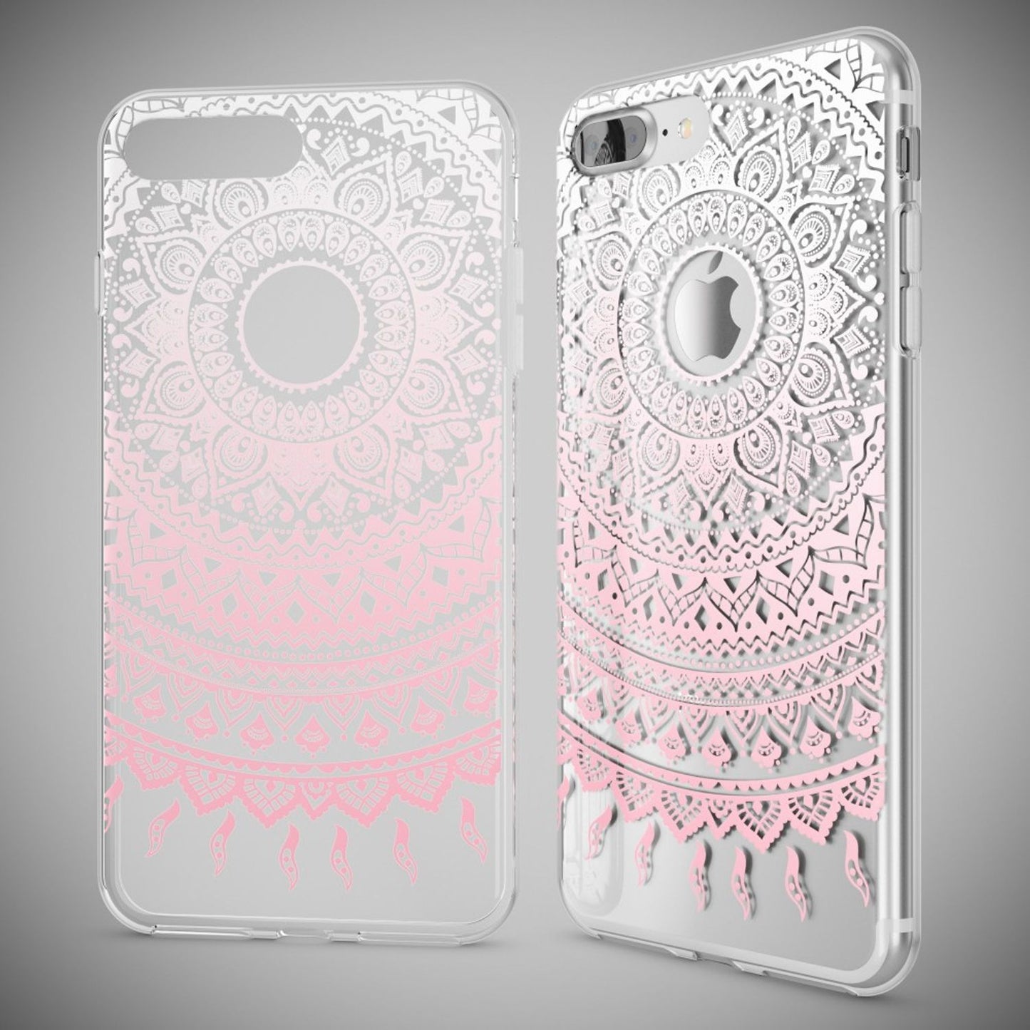NALIA Silikon Case Crystal Transparent - Kompatibel Mit iPhone 8 Plus Und 7 Plus, Dünn, Leicht