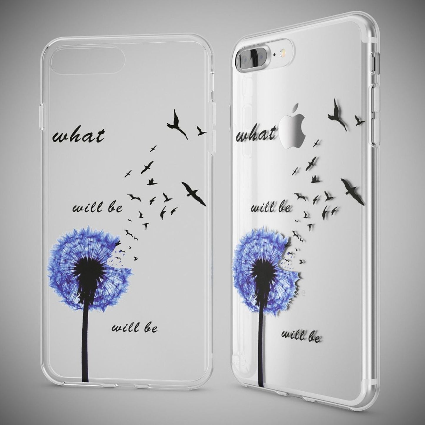 NALIA Silikon Case Crystal Transparent - Kompatibel Mit iPhone 8 Plus Und 7 Plus, Dünn, Leicht